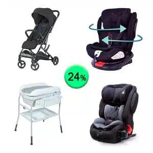 Pallet de 18 productos de Bebé y cuidado personal sin revisar