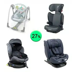 Pallet de 17 productos de Bebé y cuidado personal sin revisar