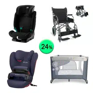 Pallet de 17 productos de Bebé y cuidado personal sin revisar