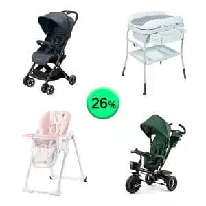 Palet de 13 productos de Bebé y cuidado personal sin revisar