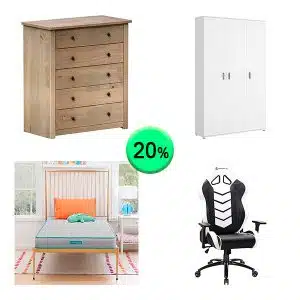 Pallet de 20 Muebles y Hogar Sin Revisar