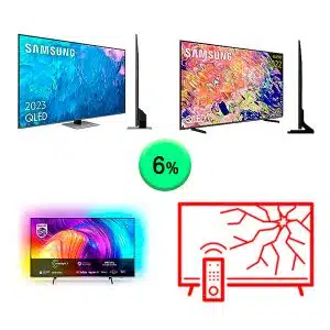 Pallet de 5 Televisores Sin Revisar