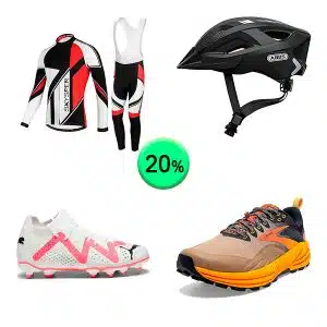 Caja de 44 artículos de Ropa y deporte sin revisar