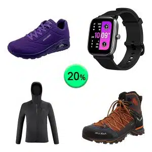 Caja de 32 artículos de Ropa y deporte sin revisar