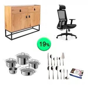 Pallet de 17 Muebles y Hogar Sin Revisar