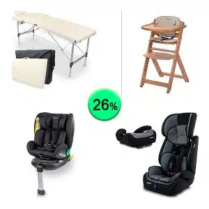 Pallet de 18 productos de Bebé y cuidado personal sin revisar