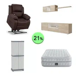 Pallet de 12 Muebles y Hogar Sin Revisar