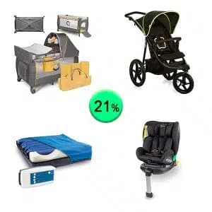 Pallet de 15 productos de Bebé y cuidado personal sin revisar