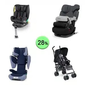 Pallet de 12 productos de Bebé y cuidado personal sin revisar