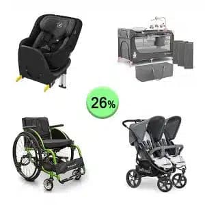 Pallet de 10 productos de Bebé y cuidado personal sin revisar