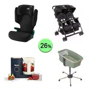 Pallet de 16 productos de Bebé y cuidado personal sin revisar