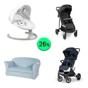 Pallet de 19 productos de Bebé y cuidado personal sin revisar