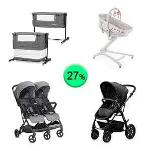 Pallet de 10 productos de Bebé y cuidado personal sin revisar