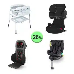 Pallet de 11 productos de Bebé y cuidado personal sin revisar