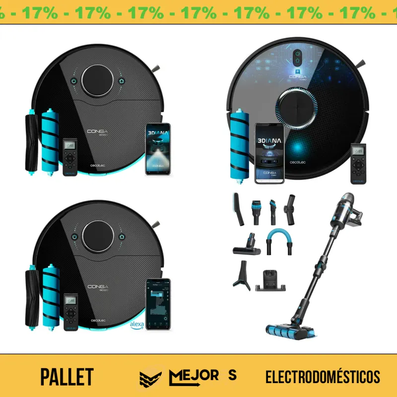 Pallet de 25 Electrodomésticos Sin Revisar