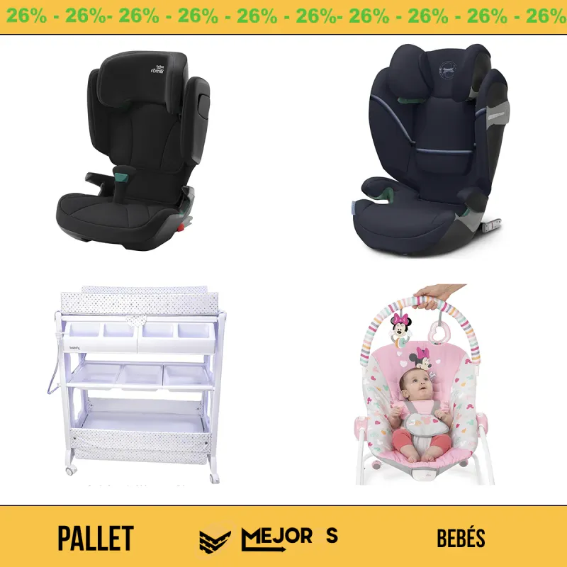 Pallet de 25 Items Sin Revisar, Bebés