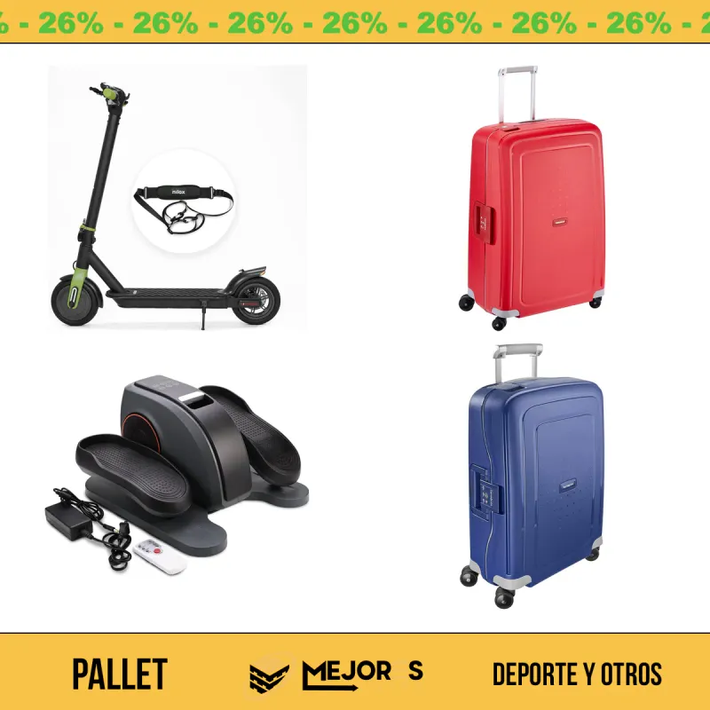Pallet de 25 Items Sin Revisar, Deporte