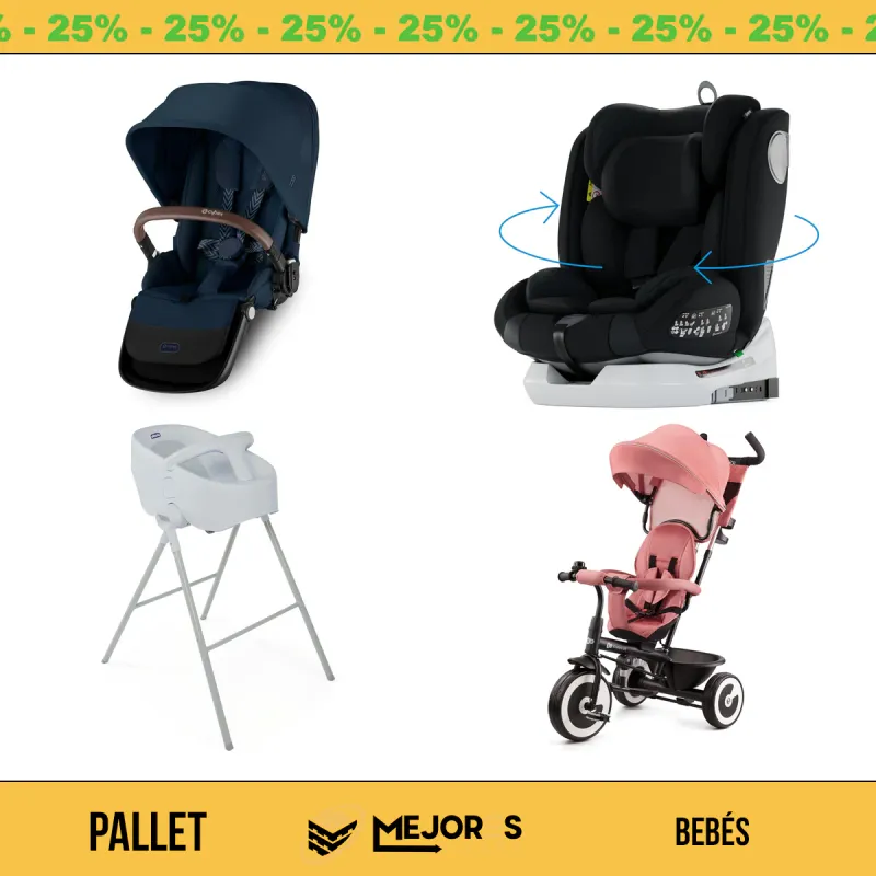 Pallet de 27 Items Sin Revisar, Bebés