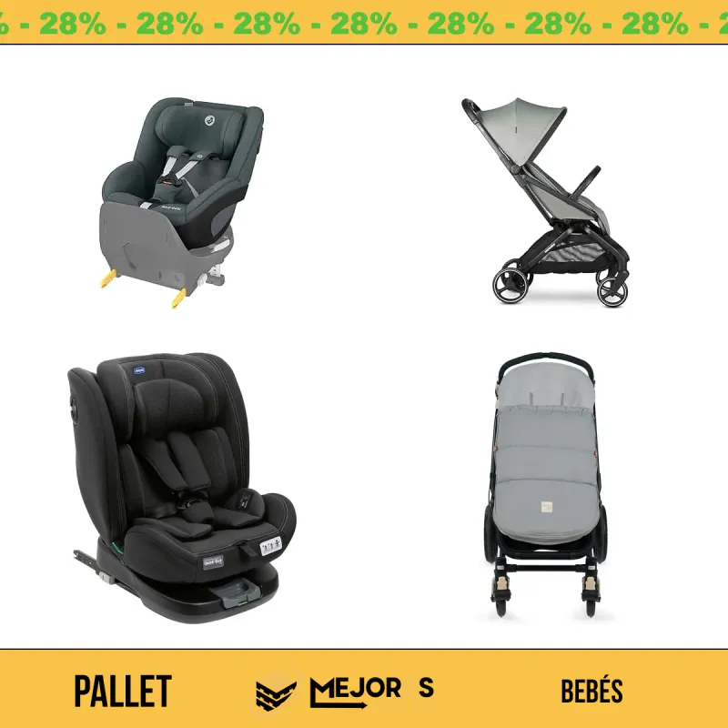 Pallet de 18 Artículos para Bebé Sin Revisar