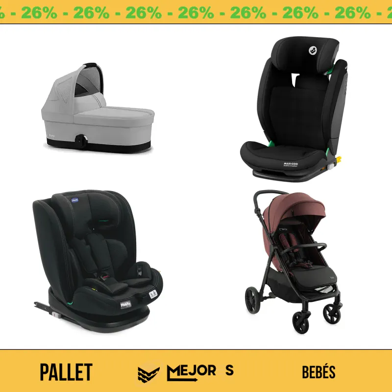 Pallet de 16 Items Sin Revisar, Bebés