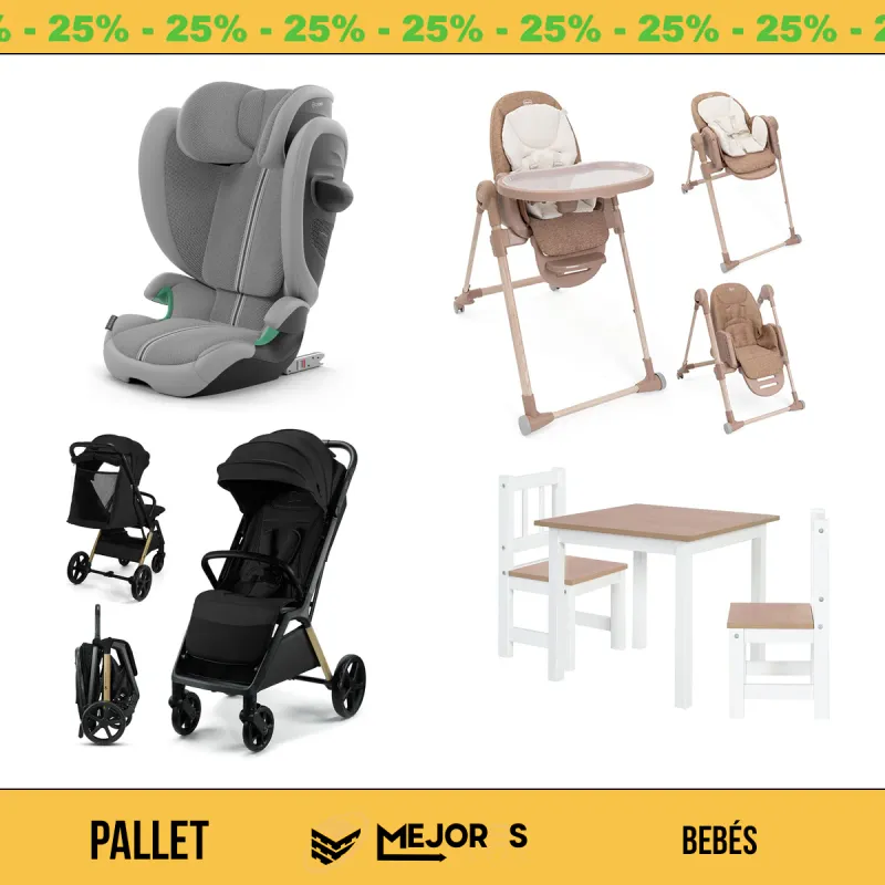 Pallet de 21 Artículos Sin Revisar, Bebés