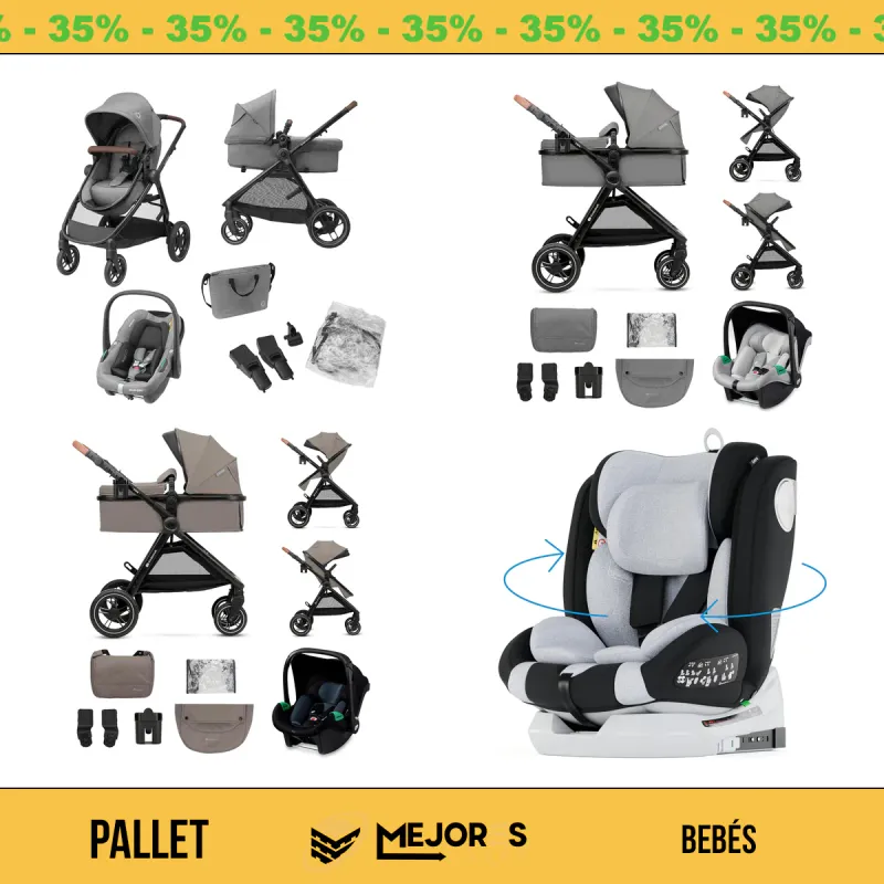 Pallet de 4 Bebés Sin Revisar