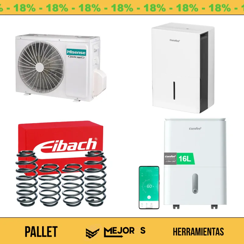 Pallet de 9 Herramientas Sin Revisar