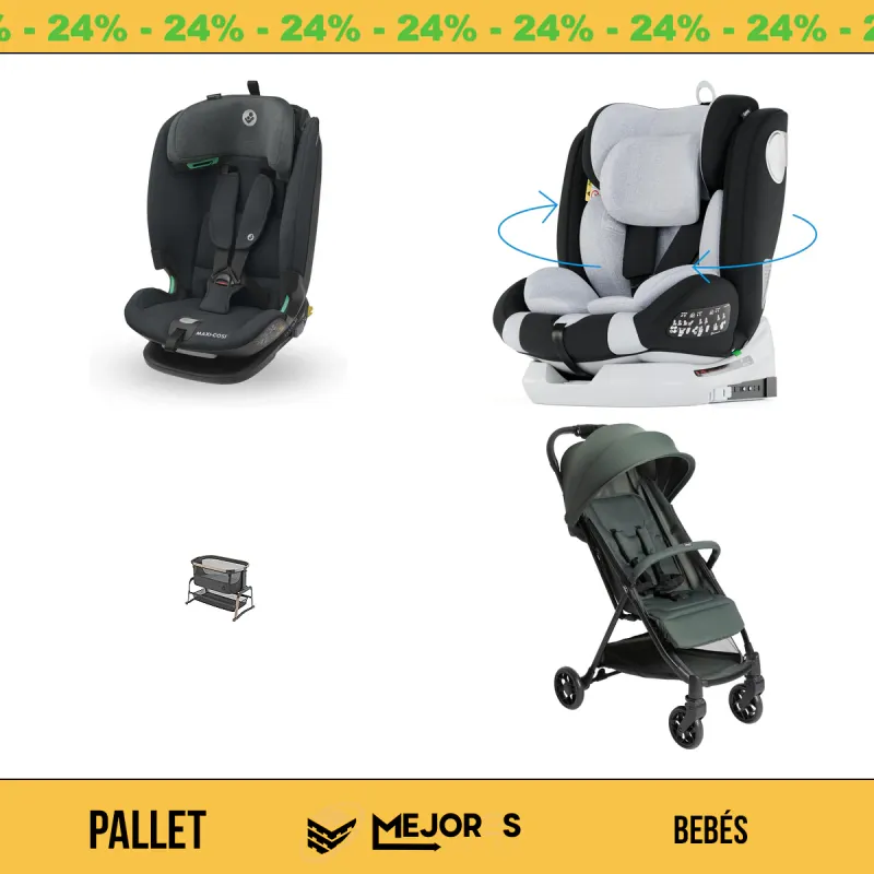 Pallet de 18 Items Sin Revisar, Bebés