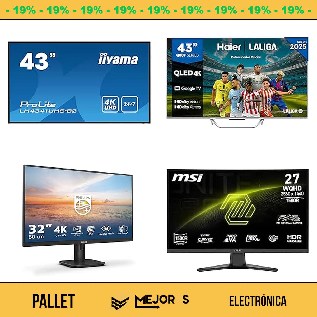 Pallet de 19 Electrónica Sin Revisar
