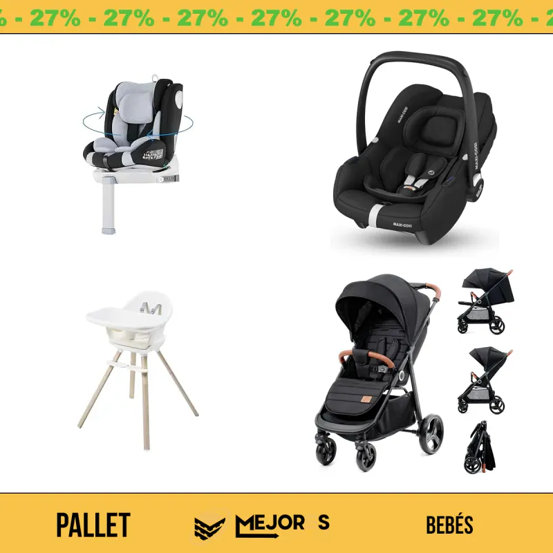 Pallet de 18 Artículos Sin Revisar, Bebés