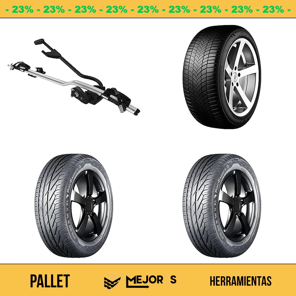 Pallet de 13 Herramientas Sin Revisar