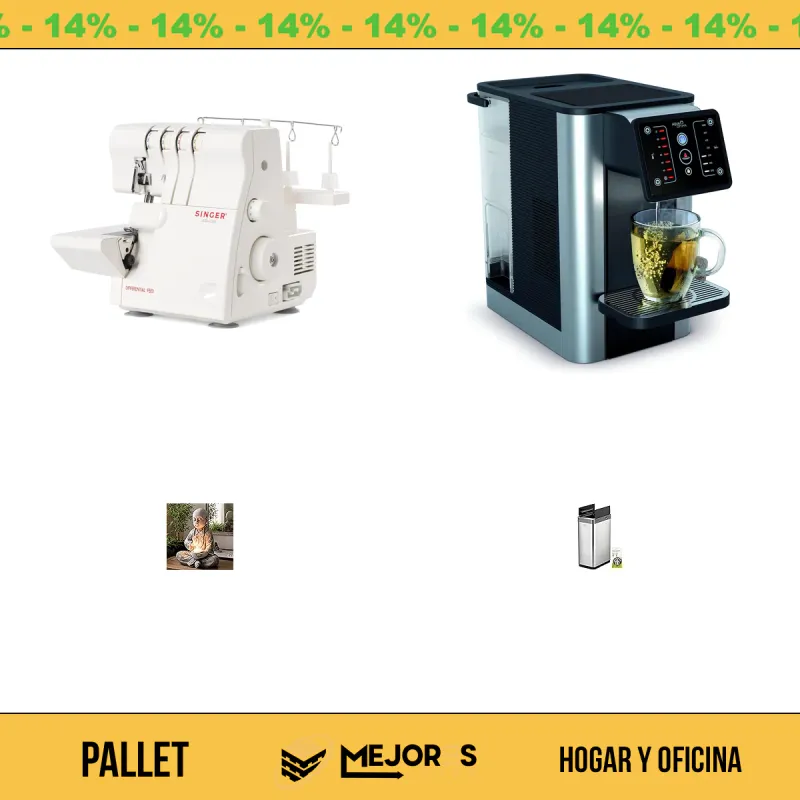 Pallet de 18 Items Sin Revisar, Hogar y Oficina