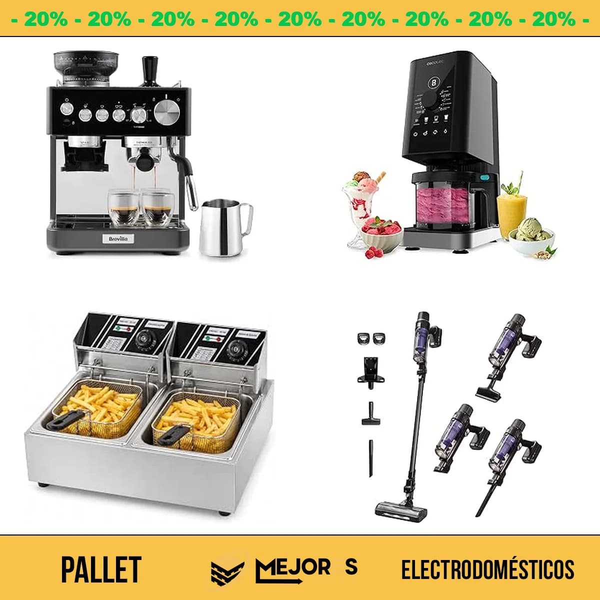Pallet de 18 Electrodomésticos Sin Revisar