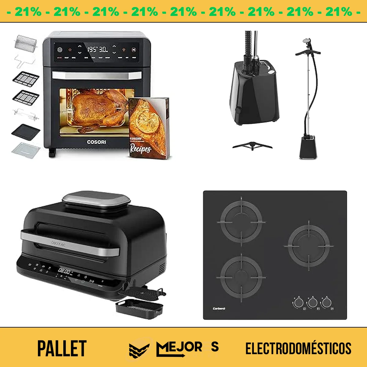 Pallet de 27 Electrodomésticos Sin Revisar