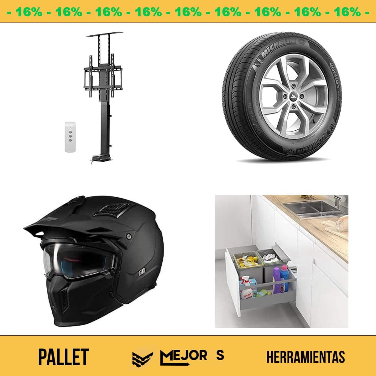 Pallet de 27 Herramientas Sin Revisar