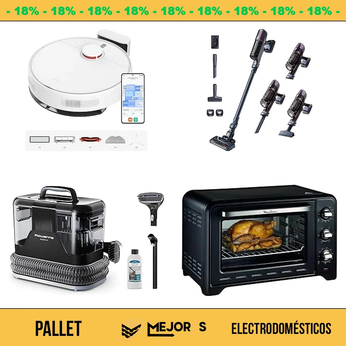 Pallet de 19 Electrodomésticos Sin Revisar