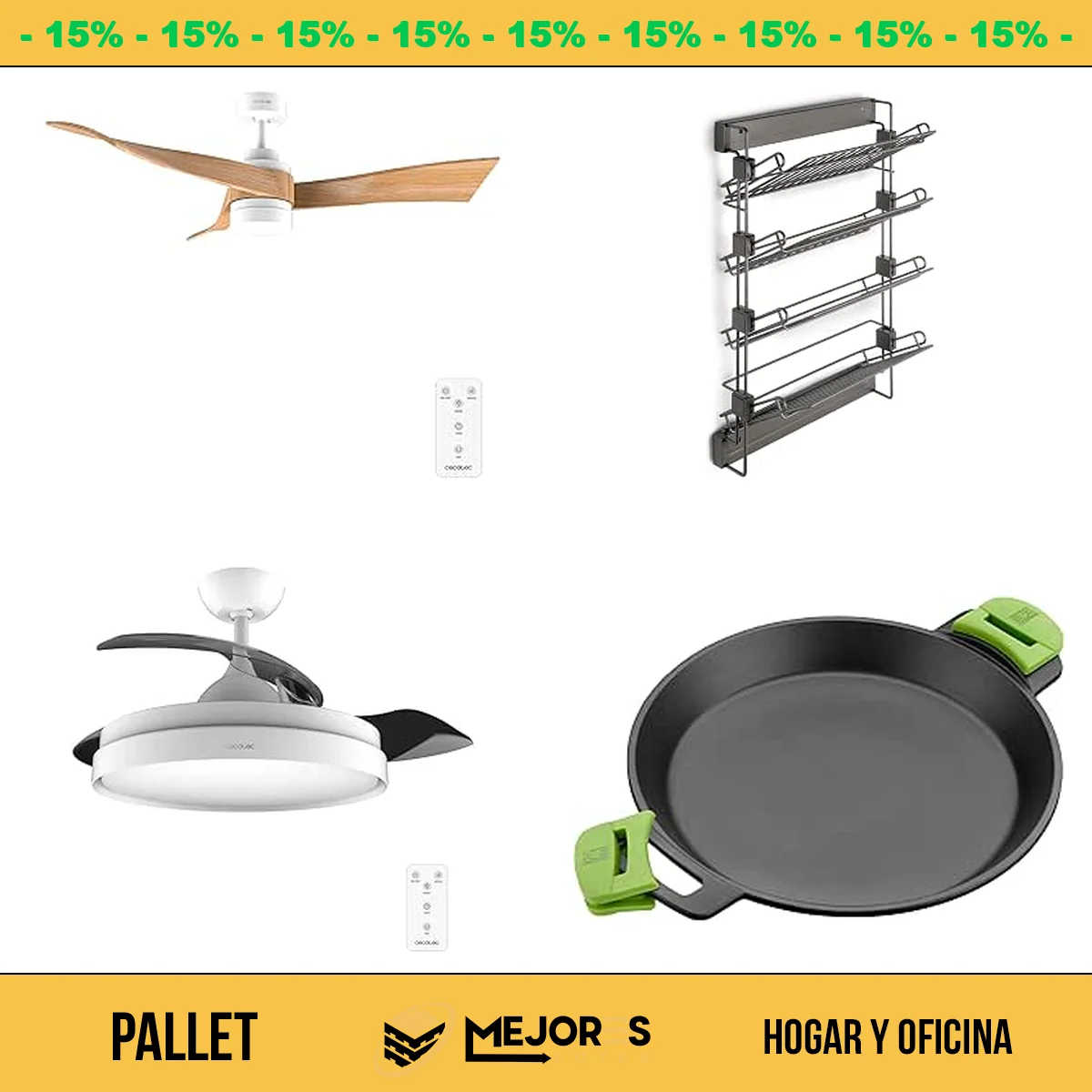 Pallet de 20 Items Sin Revisar, Hogar y Oficina