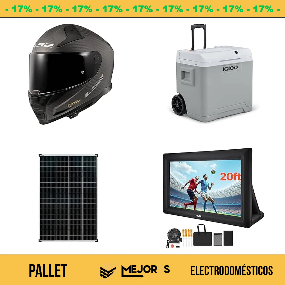 Pallet de 18 Electrodomésticos Sin Revisar