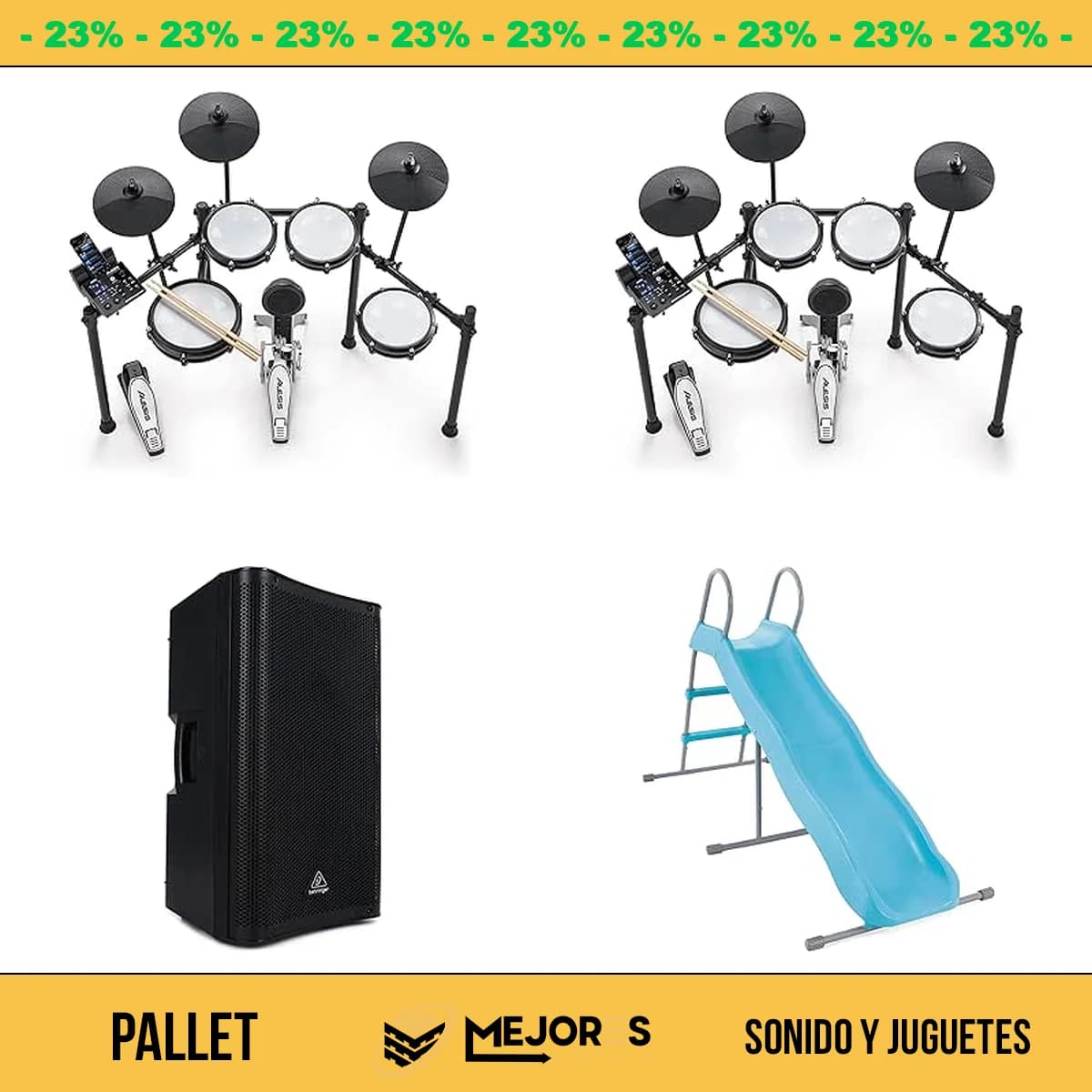 Pallet de 5 Items Sin Revisar, Sonido y Juguetes