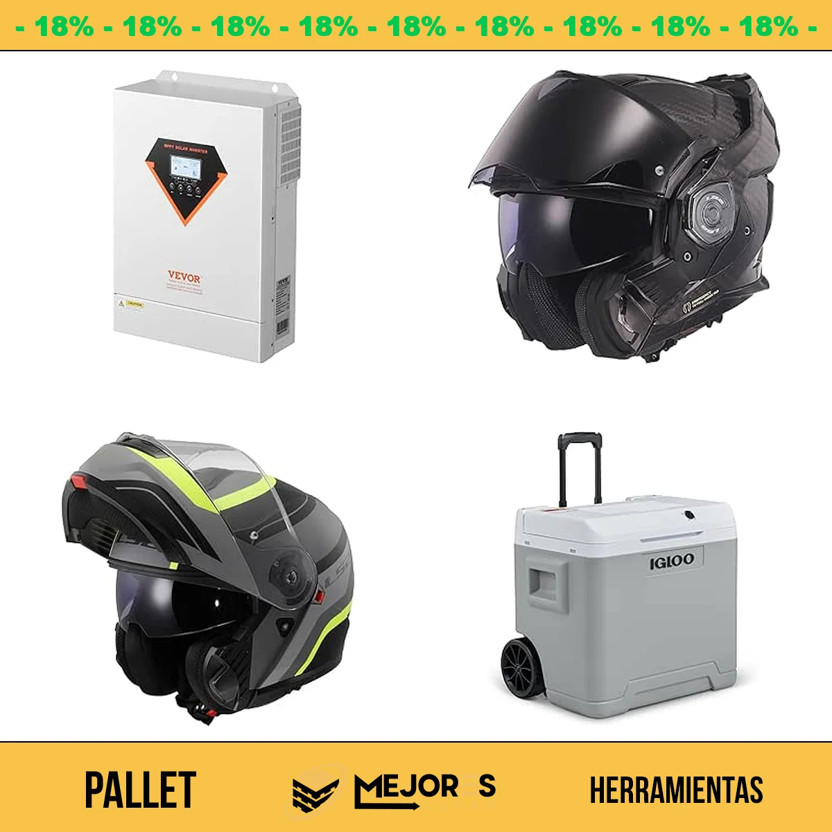 Pallet de 25 Herramientas Sin Revisar