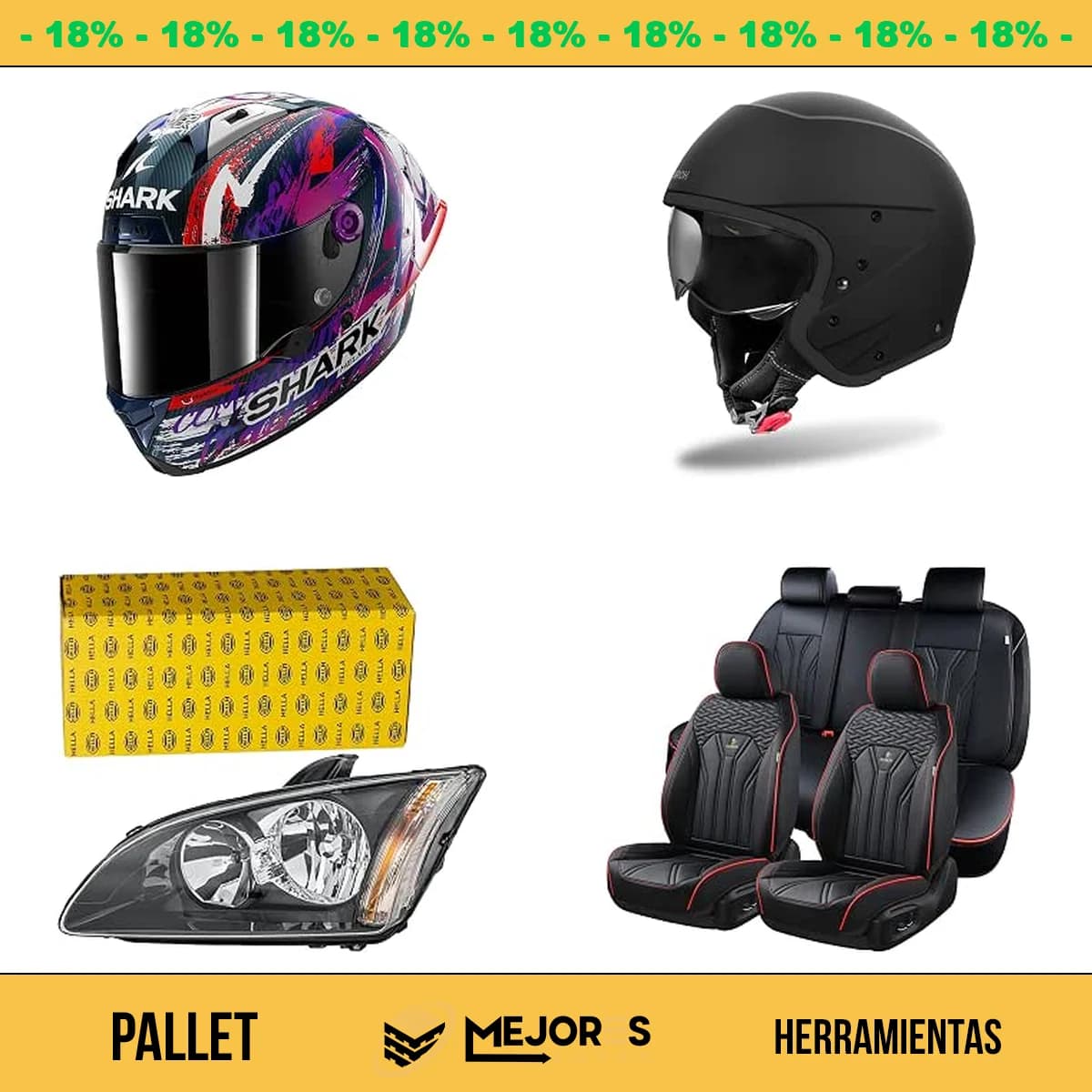 Pallet de 28 Herramientas Sin Revisar