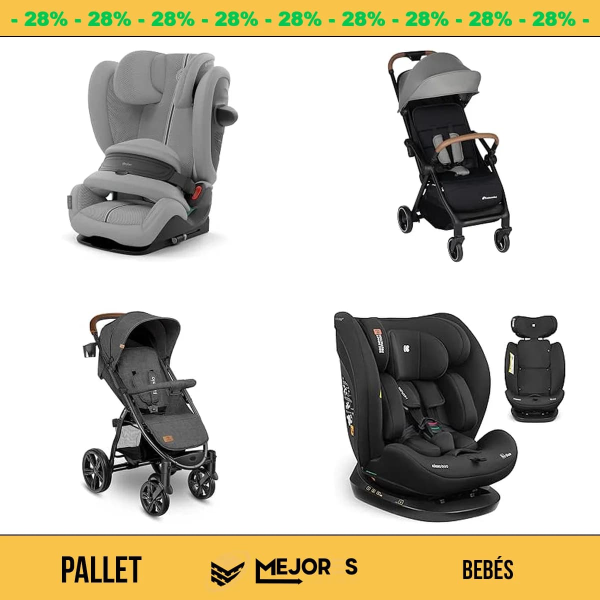 Pallet de 17 Artículos de Bebé Sin Revisar