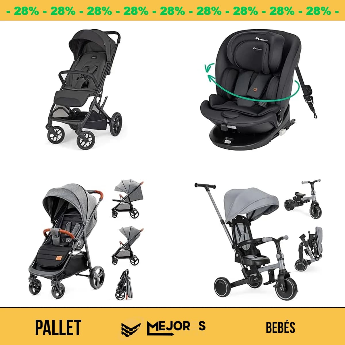 Pallet de 21 Bebés Sin Revisar