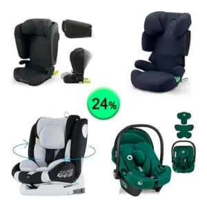 Pallet de 24 productos de Bebé y cuidado personal sin revisar