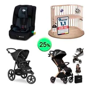 Pallet de 17 productos de Bebé y cuidado personal sin revisar