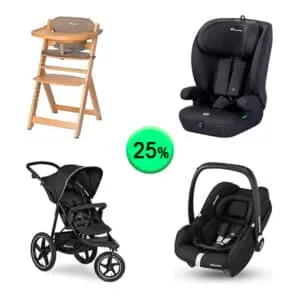 Pallet de 16 productos de Bebé y cuidado personal sin revisar