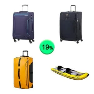 Pallet de 19 Maletas y Deporte Sin Revisar