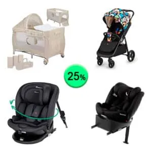 Palet de 23 productos de Bebé y cuidado personal sin revisar
