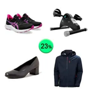 Caja de 38 artículos de Ropa y Deporte Sin Revisar