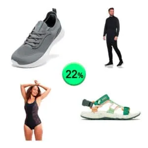 Caja de 36 artículos de Ropa y Deporte Sin Revisar